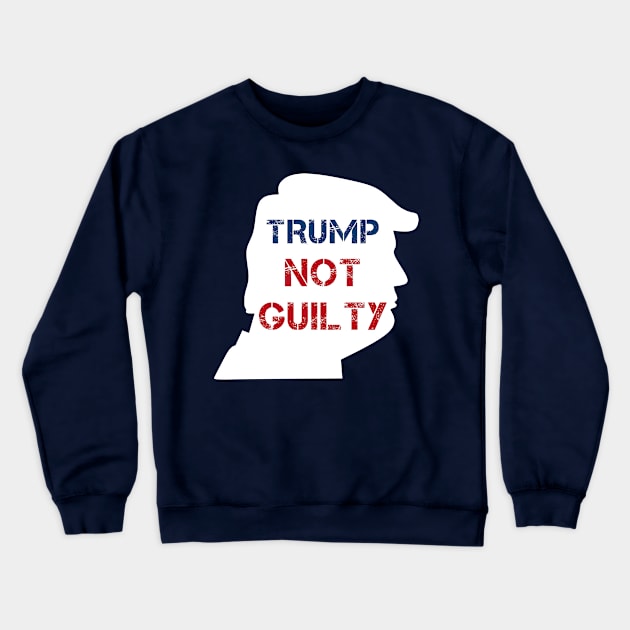 Trump Not Guilty, Free Trump. Crewneck Sweatshirt by Traditional-pct